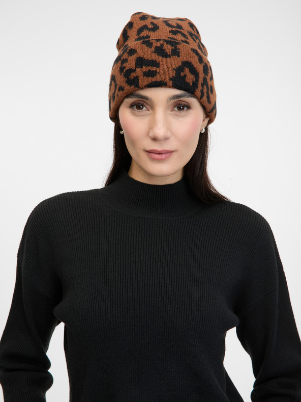 Orsay Кафява дамска шарена шапка ORSAY