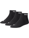Puma Puma черни чорапи за глезена QUARTER (3 чифта)