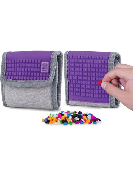 PIXIE CREW PIXIE CREW креативен портфейл сив/лилав