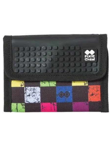 PIXIE CREW PIXIE CREW креативен портфейл многоцветен на квадрати