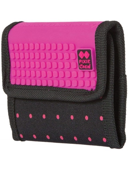 PIXIE CREW PIXIE CREW креативен портфейл с точки фуксия