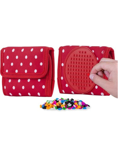 PIXIE CREW PIXIE CREW портфейл червен с бели точки