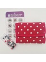 PIXIE CREW PIXIE CREW портфейл червен с бели точки