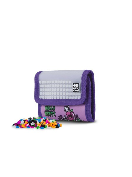 PIXIE CREW PIXIE CREW креативен портфейл Hello Kitty лилав