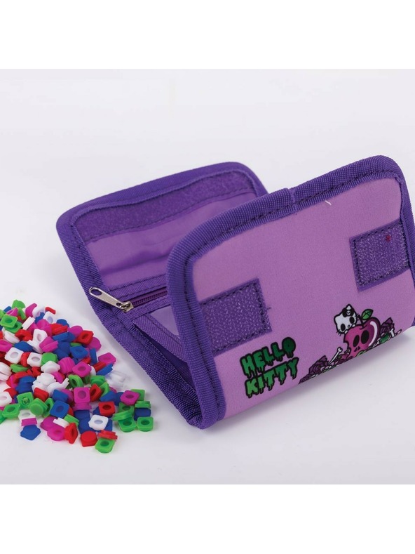 PIXIE CREW PIXIE CREW креативен портфейл Hello Kitty лилав