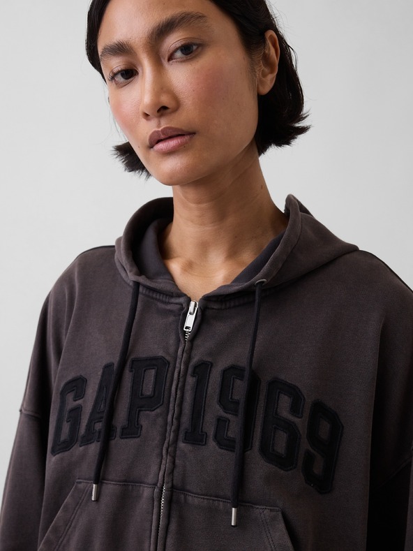 GAP Oversize суитшърт с лого 1969 GAP