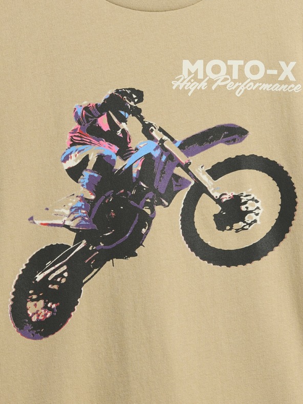 GAP Бебешка тениска с щампа Gap