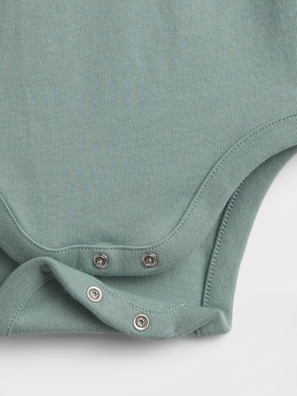 GAP Бебешко боди с лого Gap