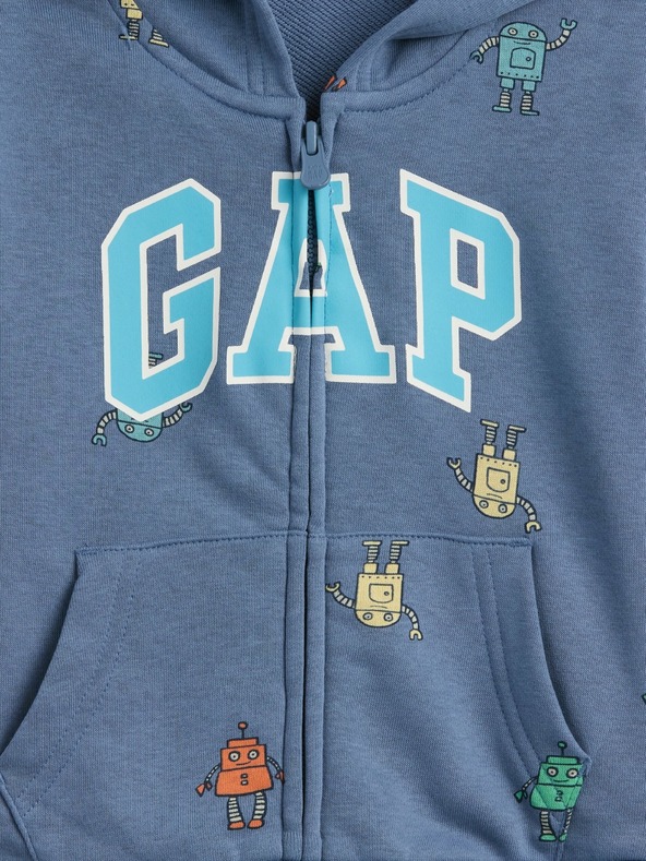 GAP Бебешки суитшърт с логото на GAP