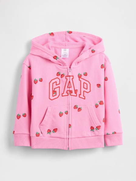 GAP Бебешки суитшърт с логото на GAP
