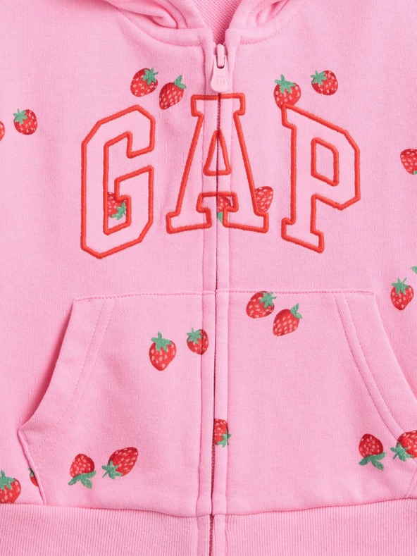 GAP Бебешки суитшърт с логото на GAP