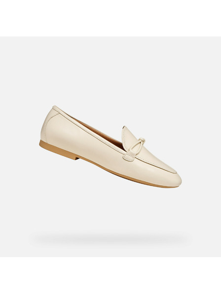 Geox Кремави дамски мокасини Geox New Palmaria