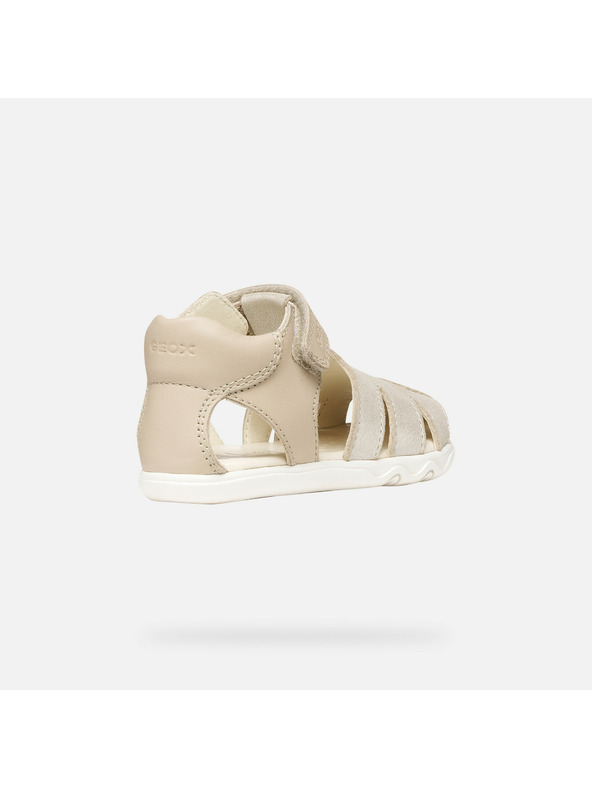 Geox Бежови момичешки barefoot сандали Geox Sandal Steppieup