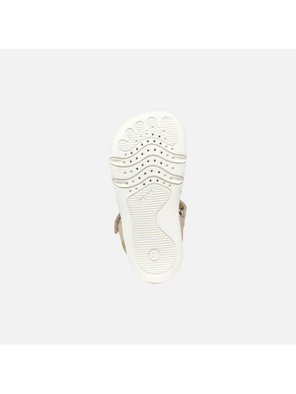Geox Бежови момичешки barefoot сандали Geox Sandal Steppieup