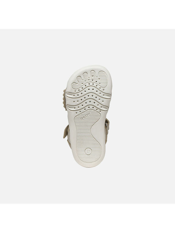 Geox Бежови момичешки barefoot сандали Geox Sandal Steppieup