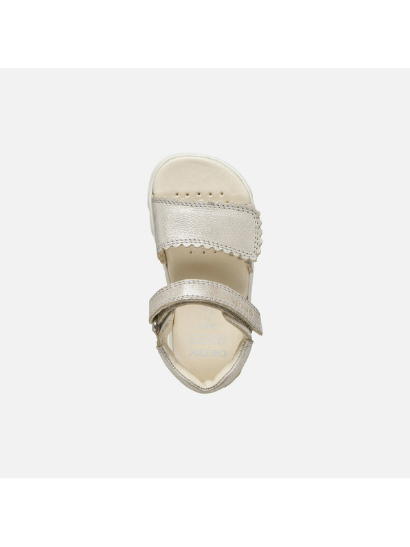 Geox Бежови момичешки barefoot сандали Geox Sandal Steppieup