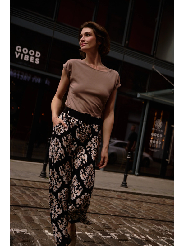 Moodo Светлокафяв топ Moodo