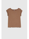 Moodo Светлокафяв топ Moodo
