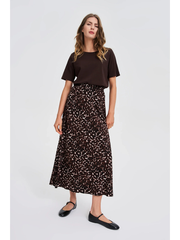 Moodo Тъмнокафяв топ Moodo