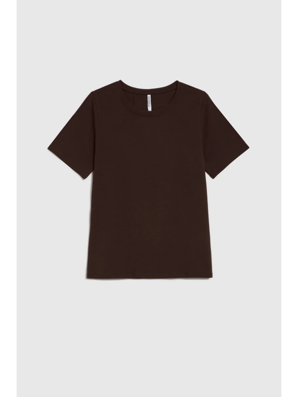 Moodo Тъмнокафяв топ Moodo