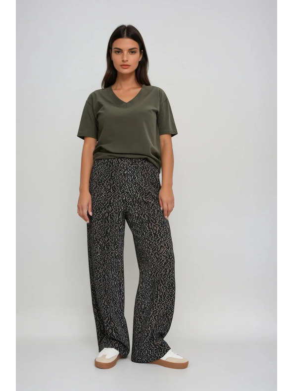 Moodo Каки топ с V-образно деколте Moodo