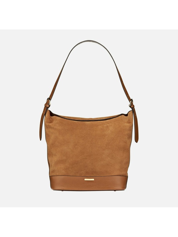 Geox Светлокафява дамска чанта Geox Alnoire