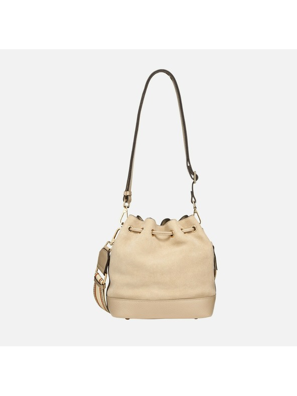 Geox Бежова дамска чанта Geox Nalvia