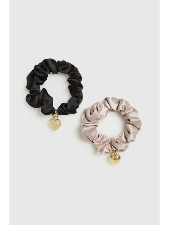 Moodo Комплект от два ластика за коса с висулка Moodo