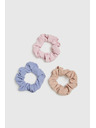 Moodo Комплект от три ластика за коса в пастелни цветове Moodo