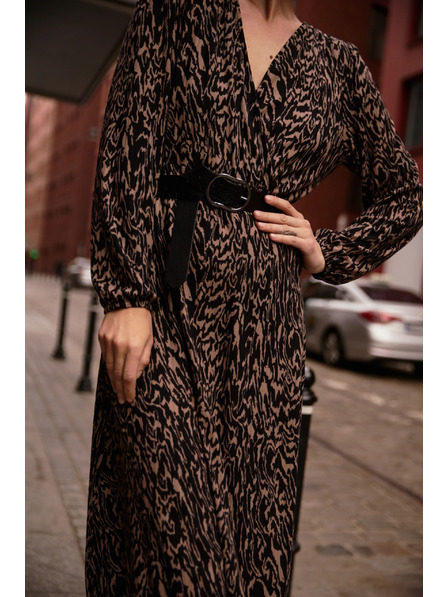 Moodo Черен широк колан Moodo