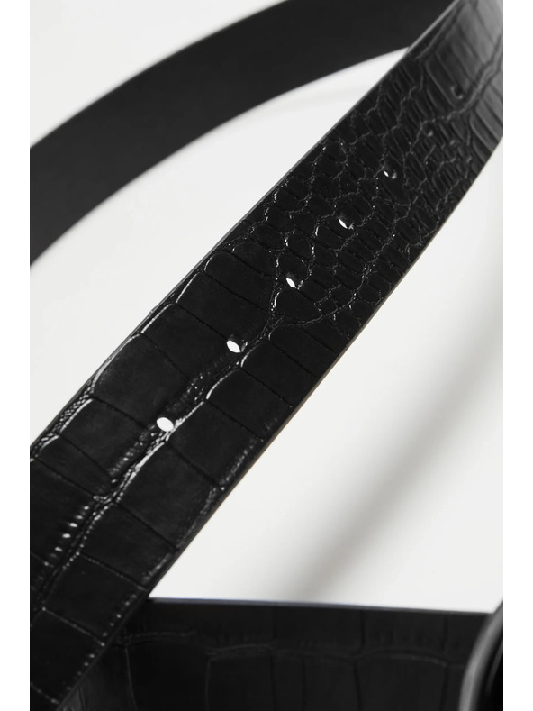 Moodo Черен широк колан Moodo