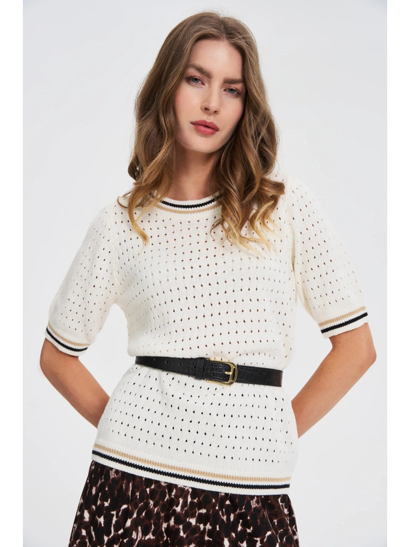 Moodo Колан с Animal Print в черно Moodo