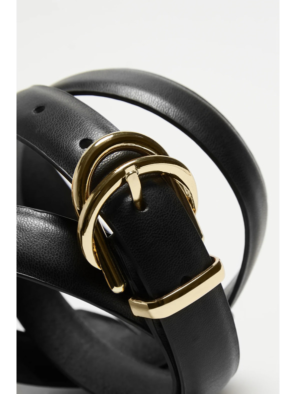 Moodo Тесен черен колан Moodo