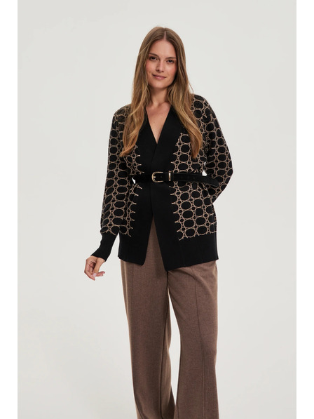 Moodo Гладък черен колан Moodo