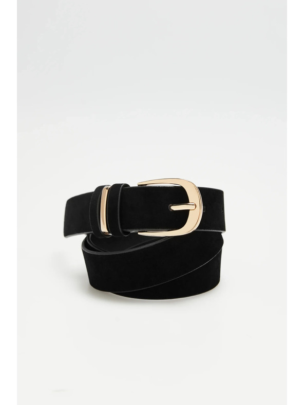 Moodo Гладък черен колан Moodo