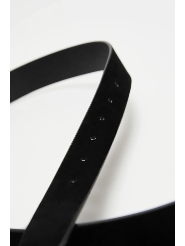 Moodo Гладък черен колан Moodo