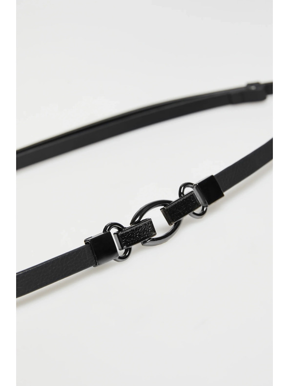 Moodo Тънък колан черен Moodo