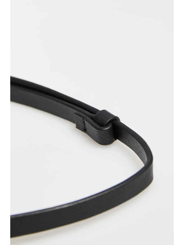 Moodo Тънък колан черен Moodo