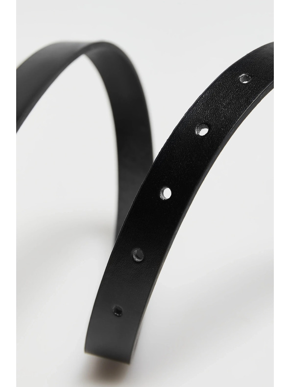 Moodo Колан с декоративна катарама черен Moodo