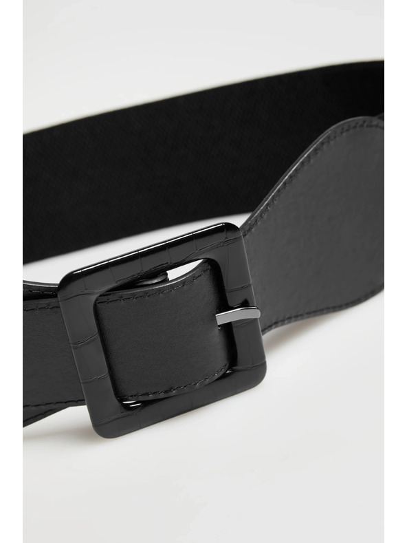 Moodo Черен широк колан Moodo