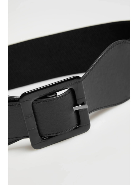 Moodo Черен широк колан Moodo