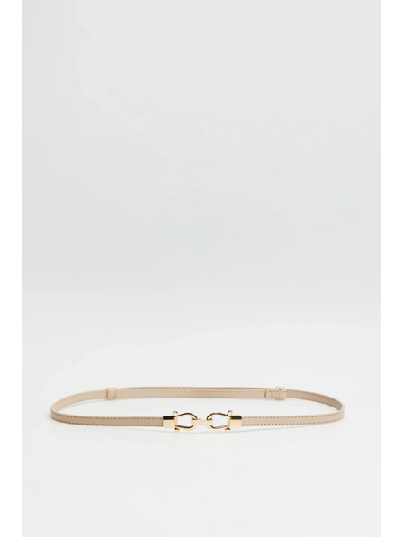 Moodo Тънък колан бежов Moodo