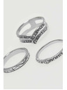 Moodo Комплект пръстени с циркониеви елементи Moodo