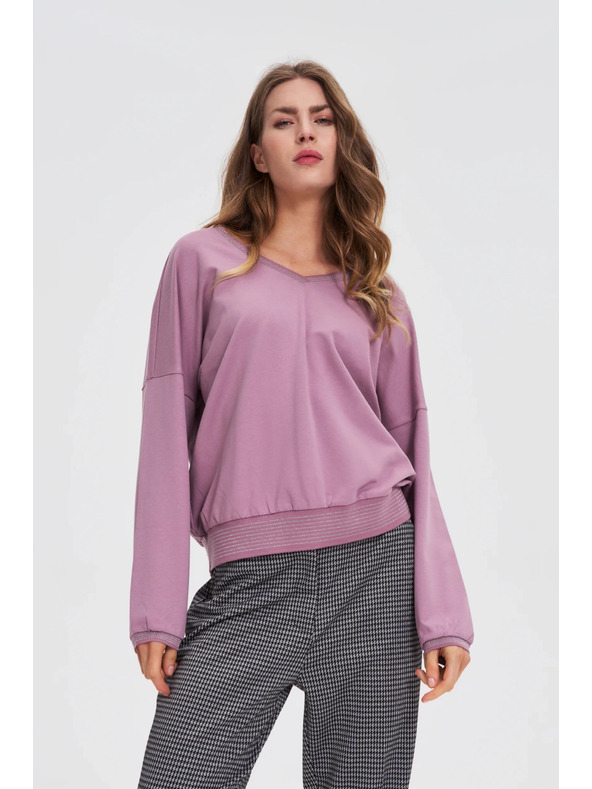 Moodo Блуза от памук розова Moodo