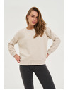 Moodo Блуза с апликация бежова Moodo