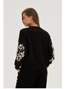 Moodo Блуза с апликация черна Moodo
