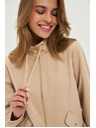 Moodo Суитшърт с цип бежова Moodo