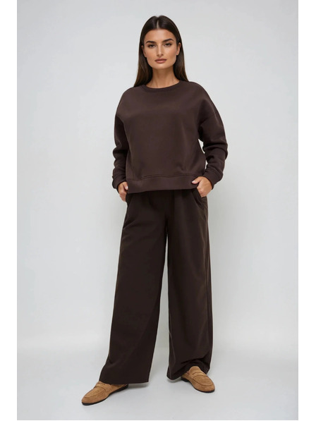 Moodo Oversize Hoodie Brown Moodo