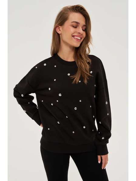 Moodo Blouse with Sequins Black Moodo