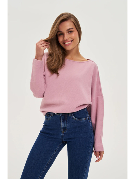 Moodo Solid Pink Hoodie Moodo